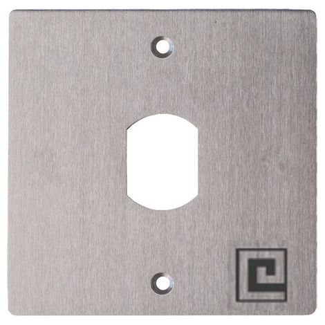 Plaque inox 80x80mm T25 - HERACLES - PCA-PL80PP