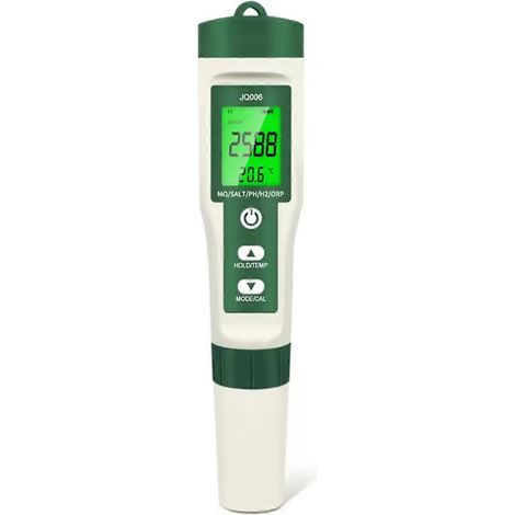 Testeur de pH numérique 10 en 1 pour la qualité de l'eau et détecteur d'hydrogène (1/5)