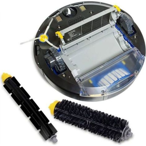 Kit Accessoires Roomba 600 - Brosse Latérale Filtre Rouleau - Pour Modèles 600 620 630 650 660 - 8 Pièces (1/5)