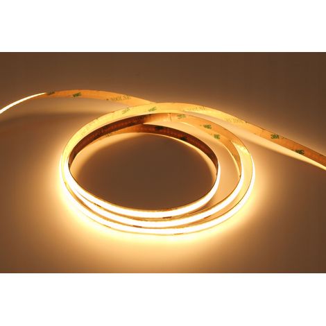 Striscia LED Neon COB 24V Bianco caldo 3000K 5W - 5 metri