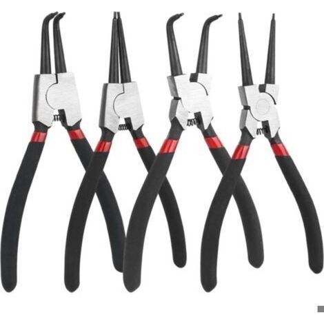 Lot de 4 pinces à circlips de 180 mm avec sac portable (1/5)