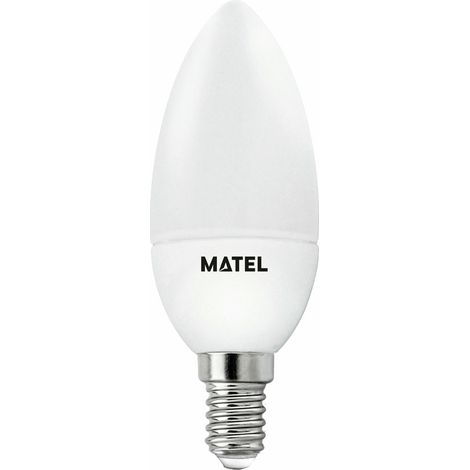 BOMBILLA LED VELA MATEL 5W E14 NEUTRA (3 INTENSIDADES) (1/4)