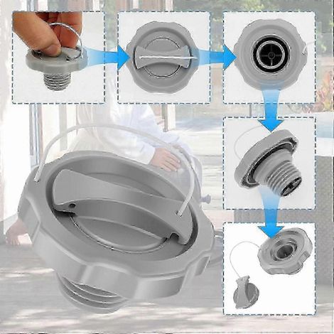 Bouchon de valve d'air pour spas Coleman Saluspa et Lay Z Spa Airjet (1/4)