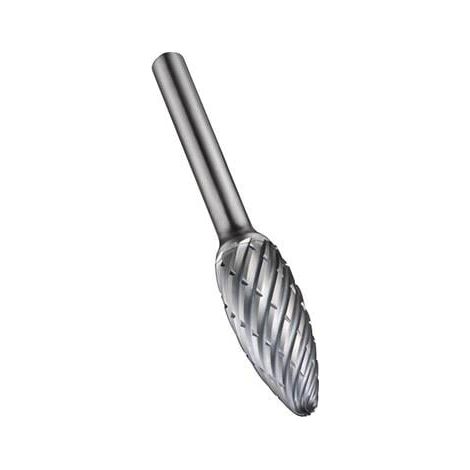 DORMER P7158.0X6.0 Frässtift H Ø 8 Kopflänge 19 mm Schaft-Ø 6 HM Verzahnung für (1/4)