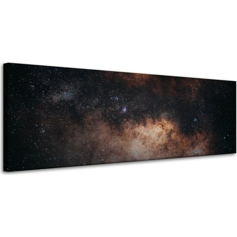Lienzo impreso "Espacio, Galaxia, Estrellas" 120x40cm