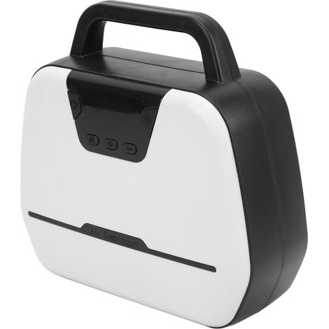 Gonfleur de pneu électrique portable 12V pour voiture, compresseur d'air numérique avec lampe LED de secours, pompe à pneu compacte (1/5)