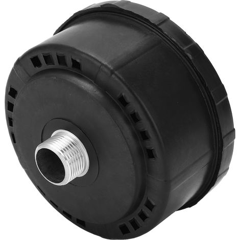 Schalldämpfer für Luftkompressoren, rundes Kunststoffgehäuse, Schalldämpfer mit G1 33 Grobgewinde, Ansaugfilter mit 90 mm Durchmesser (1/5)