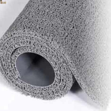 FELPUDO DE RIZO SIN BASE COLOR GRIS 1,22 x 2 METRO