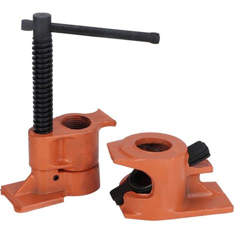pincesMâchoires de serrage pour tuyaux 3/4 pouce - Kit d'outils de serrage pour menuiserie (type ordinaire) - 1 jeu complet - En acier moulé pour travaux de menuiserie, plomberie et cabinets (1/5)