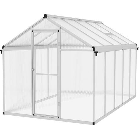 10 x 6ft Aluminium Frame Walk-In Greenhouse