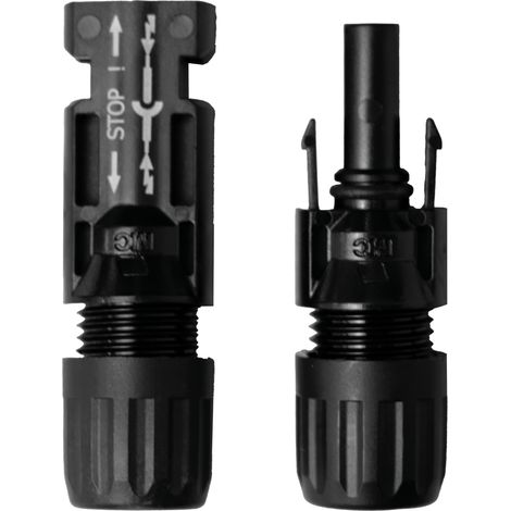 Kit connecteurs solaires MC4 - STÄUBLI - 10mm²