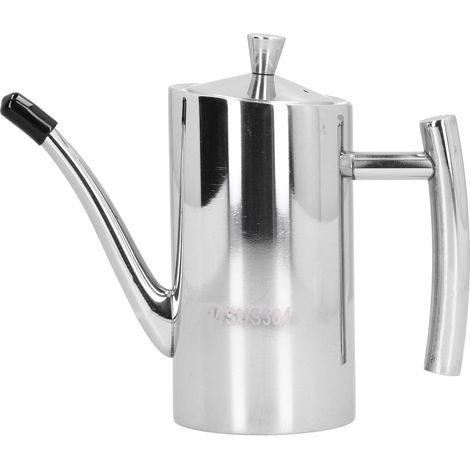 Pot à huile en acier inoxydable 304 anti-goutte et étanche, bouteille distributrice d'huile pour usage en cuisine (500 ml) (1/5)