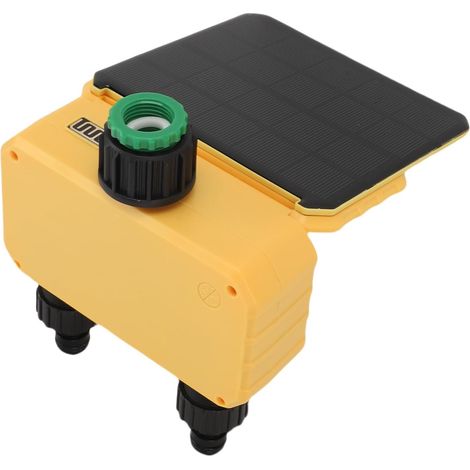 WLAN-Schlauchtimer mit 2 Zonen – Intelligenter, solarbetriebener Bewässerungstimer und automatischer Bewässerungsregler mit Regensensor – Gartenschlauch (1/5)