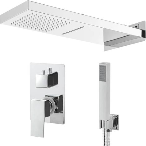 Maison Exclusive - Sistema de ducha acero inoxidable 201 plateado (1/5)