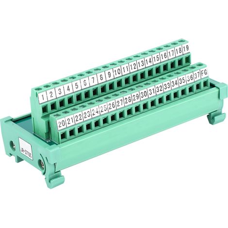 Bornier, connecteur de fil, module PLC DB37P, rail DIN 35 mm, fournitures électriques (1/5)