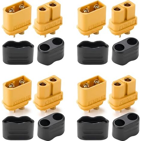 XT60H Connecteur Prise Mâle Femelle avec Gaine pour Batterie RC Lipo (1/5)