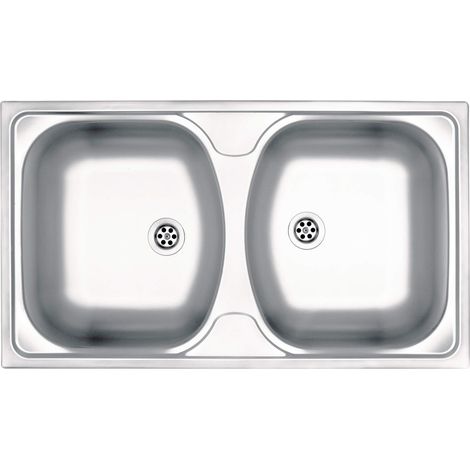 deante Fregadero de acero de dos cubetas ZMU 3200 (1/3)