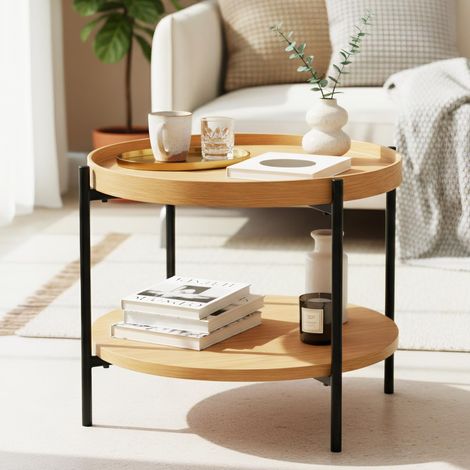 Mesa de Centro Corbitan Ø 50 cm Natural (1/5)