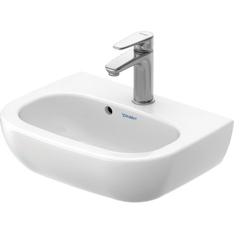 Duravit D-Code lavabo, con agujero para grifo, con rebosadero,
