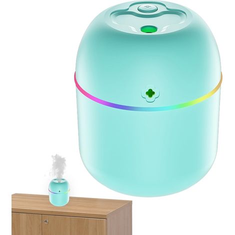 Mini humidificateur USB : diffuseur de bureau portable, appareil électrique, humidificateur ultrasonique à brume froide, petit réservoir d’eau, appareil compact pour la maison et les voyages (1/5)