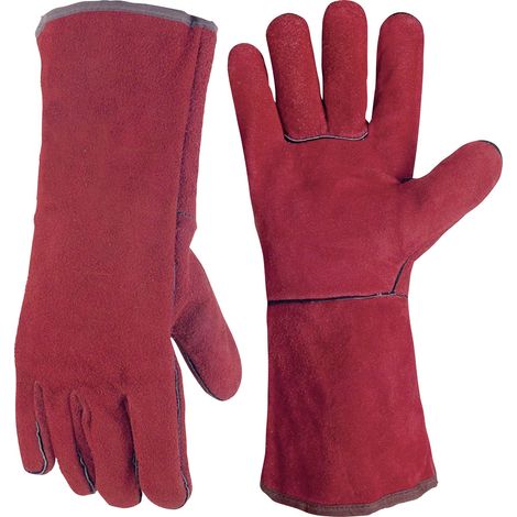 Toparc 045101  Rindspaltleder Schweißerhandschuh Größe (Handschuhe): 10 EN 397, EN 12492    1 Paar