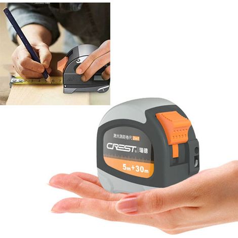 Télémètre laser infrarouge rechargeable, mètre ruban, outil de mesure, télémètre numérique (1/5)