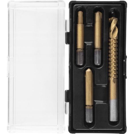 Satz von Senkern mit Fräsbohrer Strend Pro SES41, 4-teilig, 8 mm, HSS (1/5)
