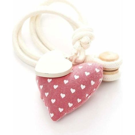 Online Store - 2 PCS Rideau Cravates Dos Belle Forme de Coeur Rideau magnétique embrasses Coton Naturel Lin Corde fenêtre Rideau Boucle Enfants (1/4)