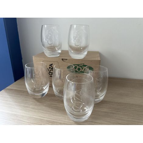 Lot de 6 verres à jus de fruits Looza - 25 cl - Neufs