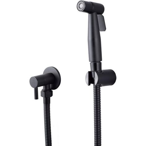 WC con doccia igienica Nero ABLUO COAL (1/5)