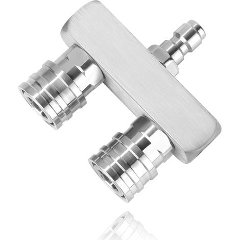 Embout Nettoyeur Haute Pression 2 en 1 avec Connecteur Rapide 4000 PSI pour Surfaces Diverses (1/5)