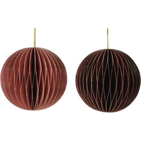 Rebecca Mobili Addobbi per Albero di Natale Ciondoli Decorativi 12 pz Ø 8 cm