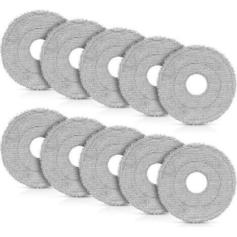 Lot de 10 serpillières microfibre pour robot aspirateur – Compatible L10s Ultra, Mova E30 Ultra, nettoyage efficace tous types de sols (1/5)