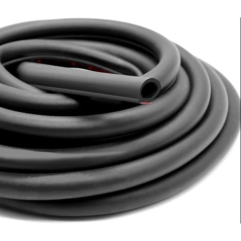 Joint de porte de voiture, profilé en D, autocollant, en caoutchouc, noir, isolation acoustique, étanche, 15 × 15 mm, 6 m (1/5)