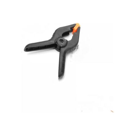Ahlsen 4 pièces 4" 114 MM pince a ressort plastique, pince de serrage force de serrage élevée ouverture maximale 41MM, pince serre joint avec mobiles mâchoires pour bois atelier photographie, noir (1/5)