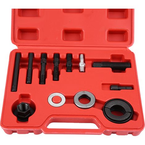 Kit 13 pièces démonteur poulie de direction assistée, alternateur et pompe, extracteur et installateur pour voiture (1/5)