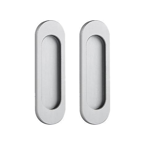 Ovale Schiebetür aus selbstklebender Aluminiumlegierung, lochfrei