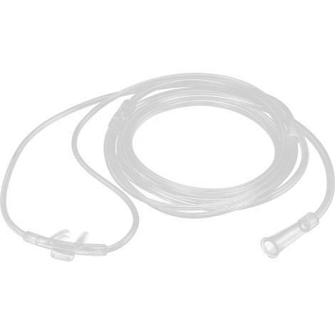 Tuyau d'oxygène en plastique transparent nasal pour patient âgé, usage domestique soins respiratoires. (1/5)