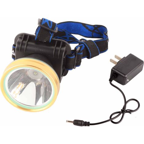 Lampe frontale LED puissante et super lumineuse, longue portée, pour la pêche nocturne en extérieur, compatible 110-240V US. (1/5)