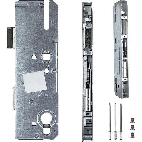 Serrure de réparation 8250  Serrure à mortaiser pour rénovation, pour verrouillages multipoints - Boîtier de serrure pour réparation ou remise en état  Entraxe 92 mm profondeur du carré 50mm (1/5)