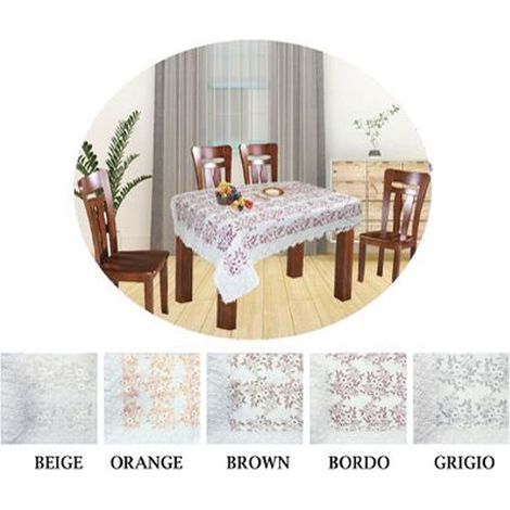 Trade Shop - TOVAGLIA COPRITAVOLA ELEGANTE FESTIVAL PIZZMO VARI COLORI 140X180 - 140X240CM - -nicht verfügbar - (1/2)
