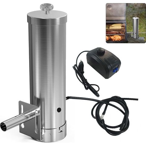 Smoke Generator with Pump, Smoke Generator for Barbecue 304 Stainless Steel Cold Smoke Generator, Portable Electric Smoker for Smoking Food and Meat (1/5)