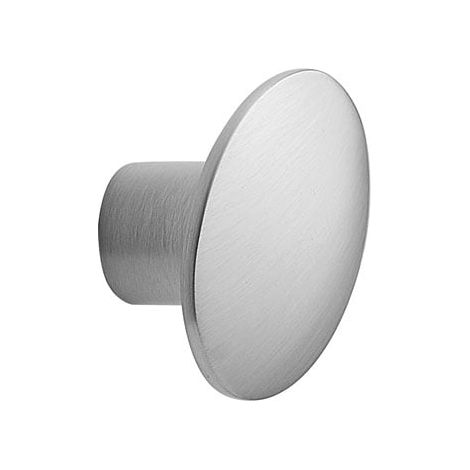 Dome - Pomo 36 mm Negro Mate - Pomo ovalado para muebles Dome