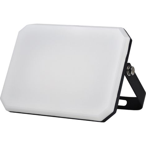 Proiettore a LED Nero Faro da esterno 230V 20W 4000K Cover Milky 2000lm 112x80x25,5 mm