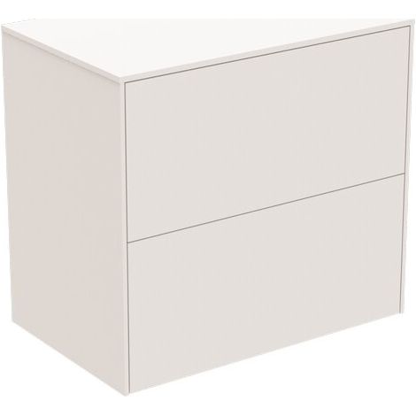 Ideal Standard Conca - Meuble pour lavabo, 60x55x37cm, 2 tiroirs, blanc mat T4327Y1 (1/2)