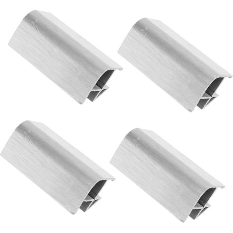 4 protège-coins décoratifs, plastique, argenté, pour boîtes (1/5)