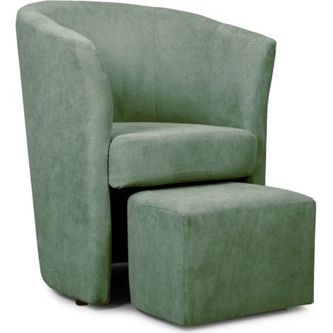 Poltrona Djerba 63,5x62,5x76 cm in tessuto verde acqua marina