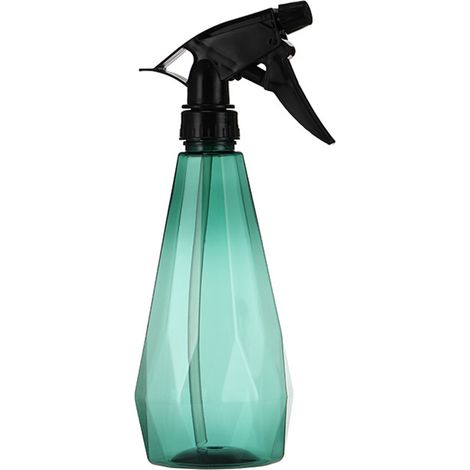 Botella pulverizadora de plástico de 500 ml con doble modo para jardinería y cuidado de plantas de interior (verde) (1/5)