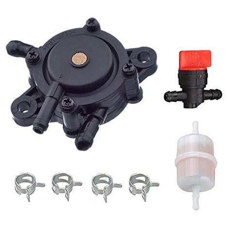 24 050 13-s filtre à carburant Pompe à carburant pour Briggs & Stratton 491922 808656, Kawasaki 49040–7001, 253t 24 393 04S 24393 16S, Lg808656 M138498 M145667, Honda 16700-zl8–013 (1/5)