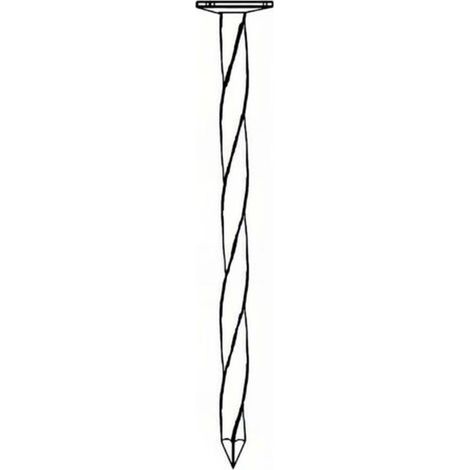 Pointe en Vrac Tête Plate Carré Torsadé (Ct) - 2.8x60 mm en Seau de 5 kg - D-Work (1/2)